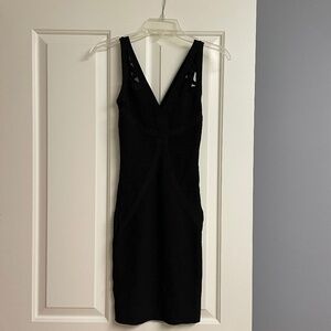 Vintage BeBe Black Bodycon Dress, Women, S
